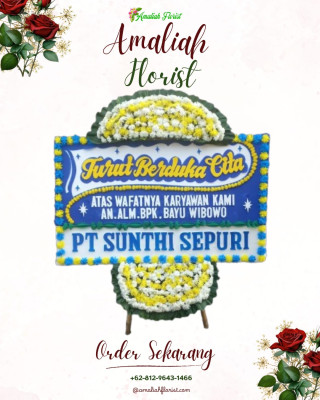 Papan Bunga Duka di Tanjung Pinang Barat