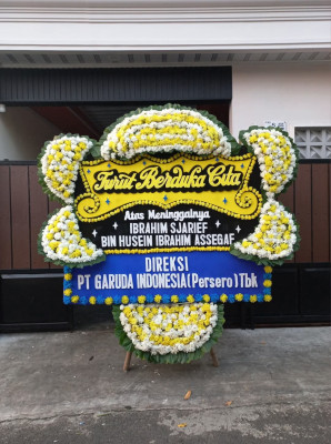 Papan Bunga Duka di Tanjung Pinang Barat