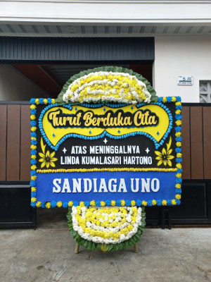 Papan Bunga Duka di Tanjung Pinang Barat